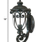 HomeRoots Traditional Wall Sconce in Dark Brown Finish