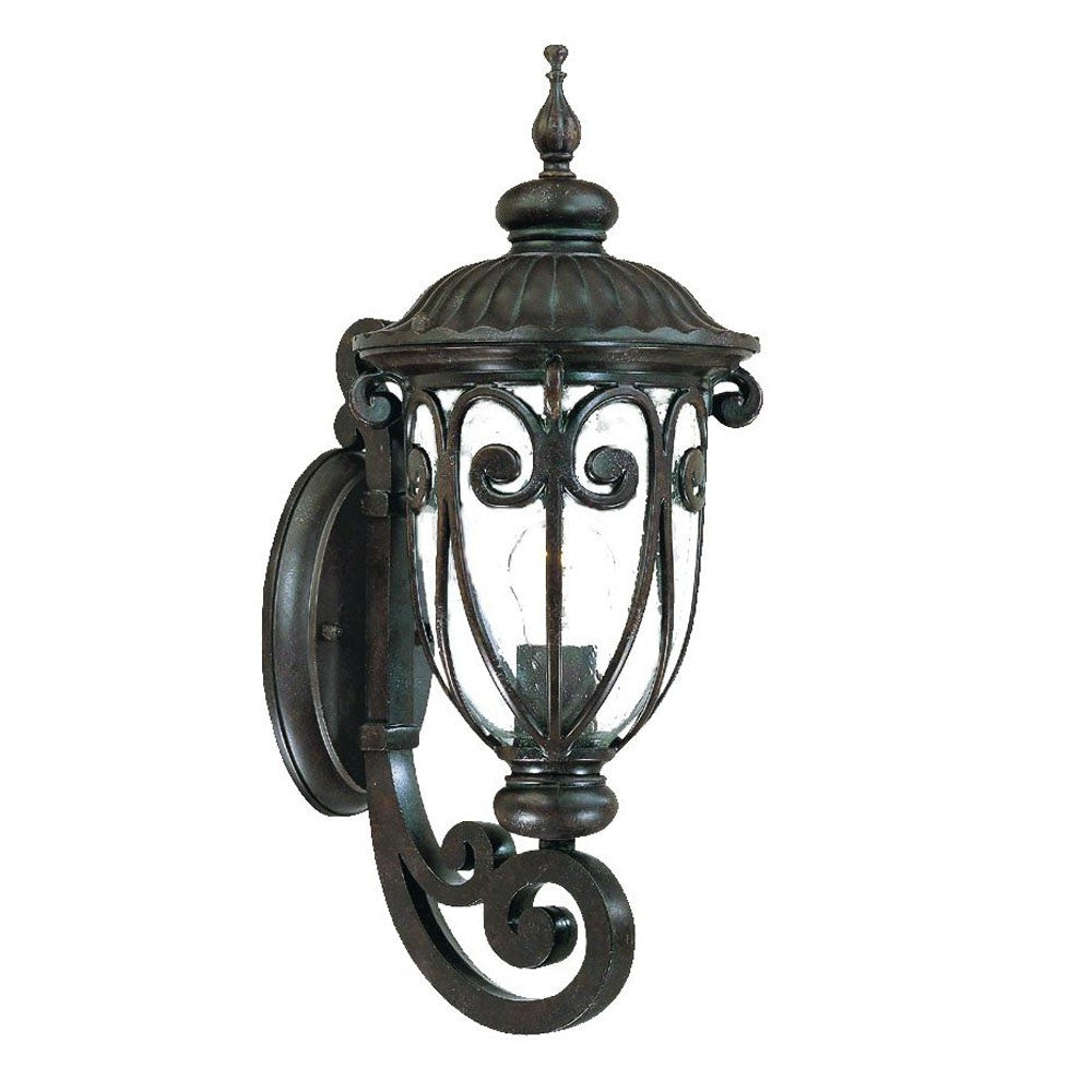 HomeRoots Traditional Wall Sconce in Dark Brown Finish
