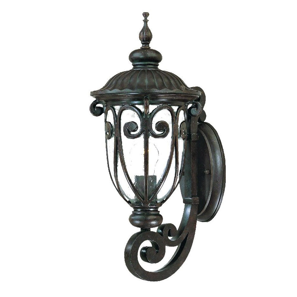 HomeRoots Traditional Wall Sconce in Dark Brown Finish