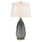 HomeRoots Trend Home 1-Light Table Lamp With Brass Finish