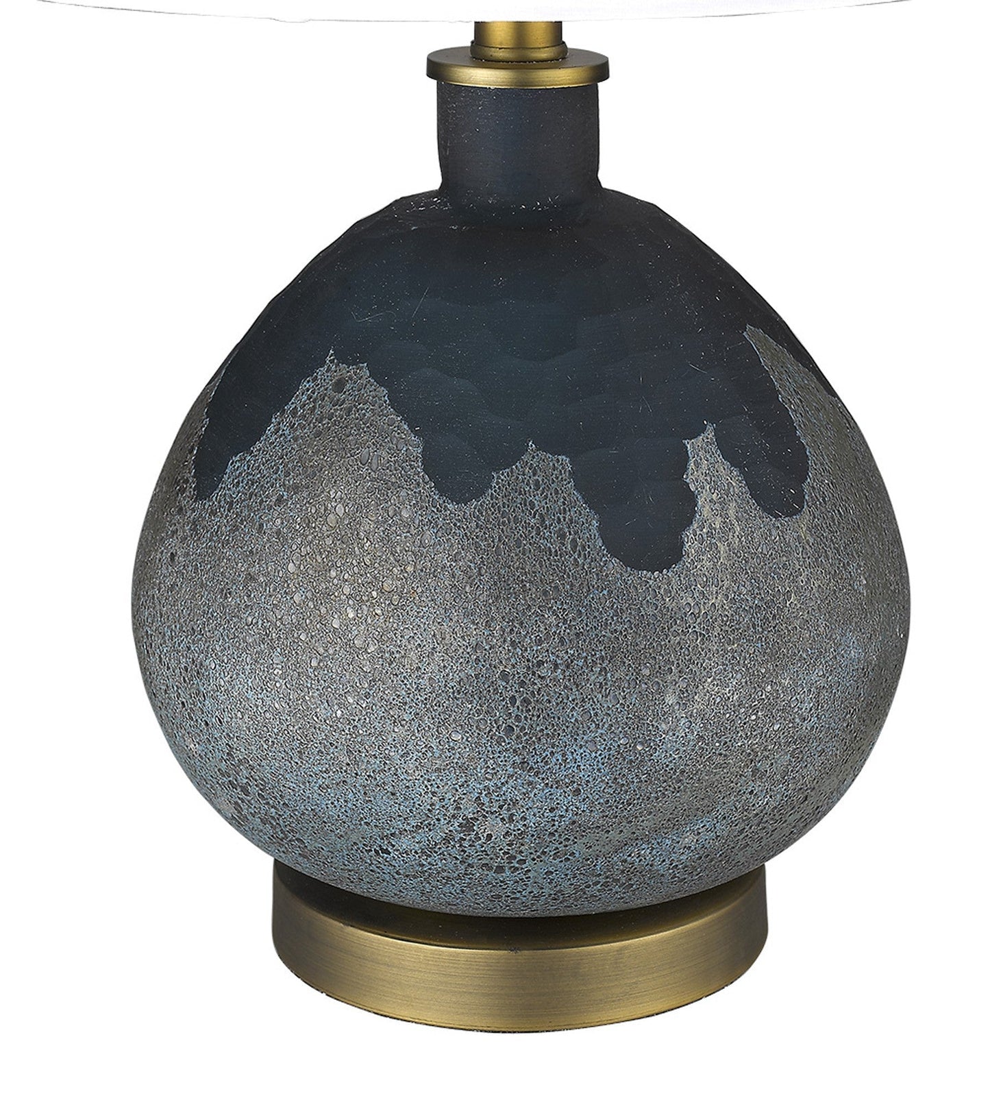 HomeRoots Trend Home 1-Light Table Lamp With Brass Finish