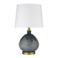 HomeRoots Trend Home 1-Light Table Lamp With Brass Finish