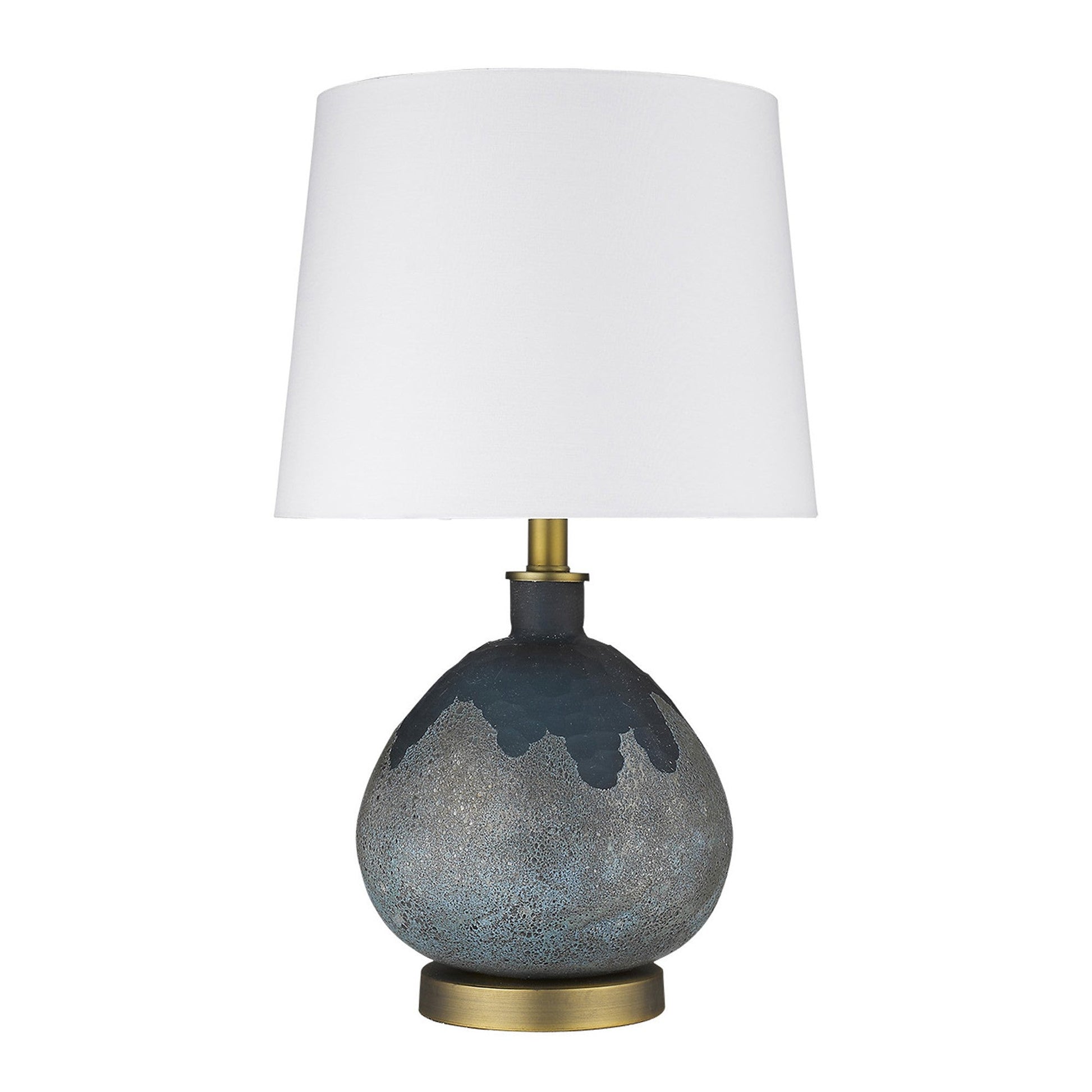 HomeRoots Trend Home 1-Light Table Lamp With Brass Finish