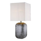 HomeRoots Trend Home 1-Light Table Lamp in Polished Nickel Finish
