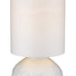 HomeRoots Trend Home 1-Light Table Lamp in Polished Nickel Finish