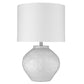 HomeRoots Trend Home 1-Light Table Lamp in Polished Nickel Finish
