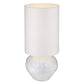 HomeRoots Trend Home 1-Light Table Lamp in Polished Nickel Finish