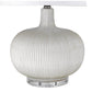 HomeRoots Trend Home 1-Light Table Lamp in Polished Nickel Finish