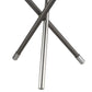 HomeRoots Trend Home 1-Light Table Lamp in Polished Nickel Finish