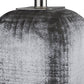 HomeRoots Trend Home 1-Light Table Lamp in Polished Nickel Finish