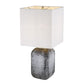 HomeRoots Trend Home 1-Light Table Lamp in Polished Nickel Finish