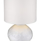 HomeRoots Trend Home 1-Light Table Lamp in Polished Nickel Finish