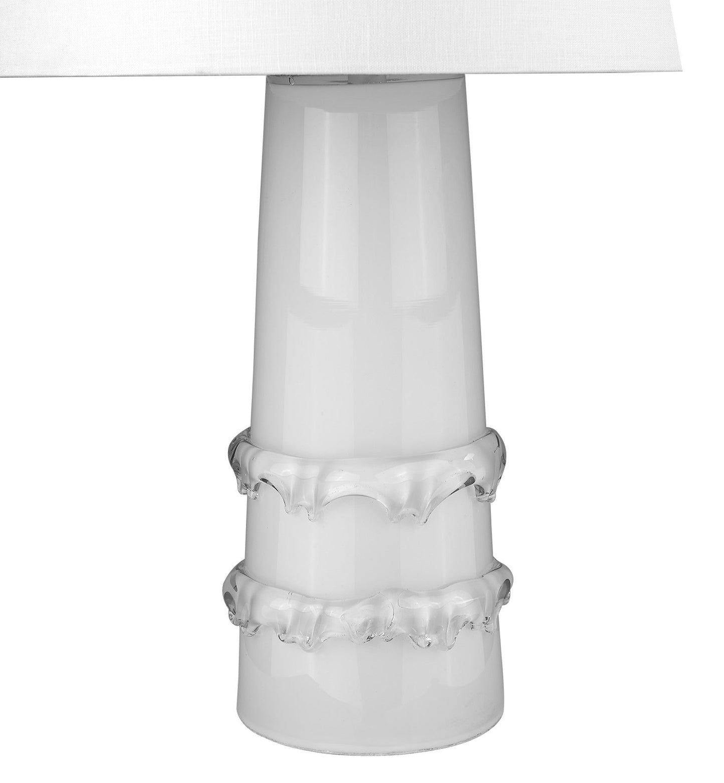 HomeRoots Trend Home 1-Light Table Lamp in White Finish