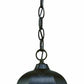 HomeRoots Two Light Carousel Lantern Hanging Light in Brown Finish