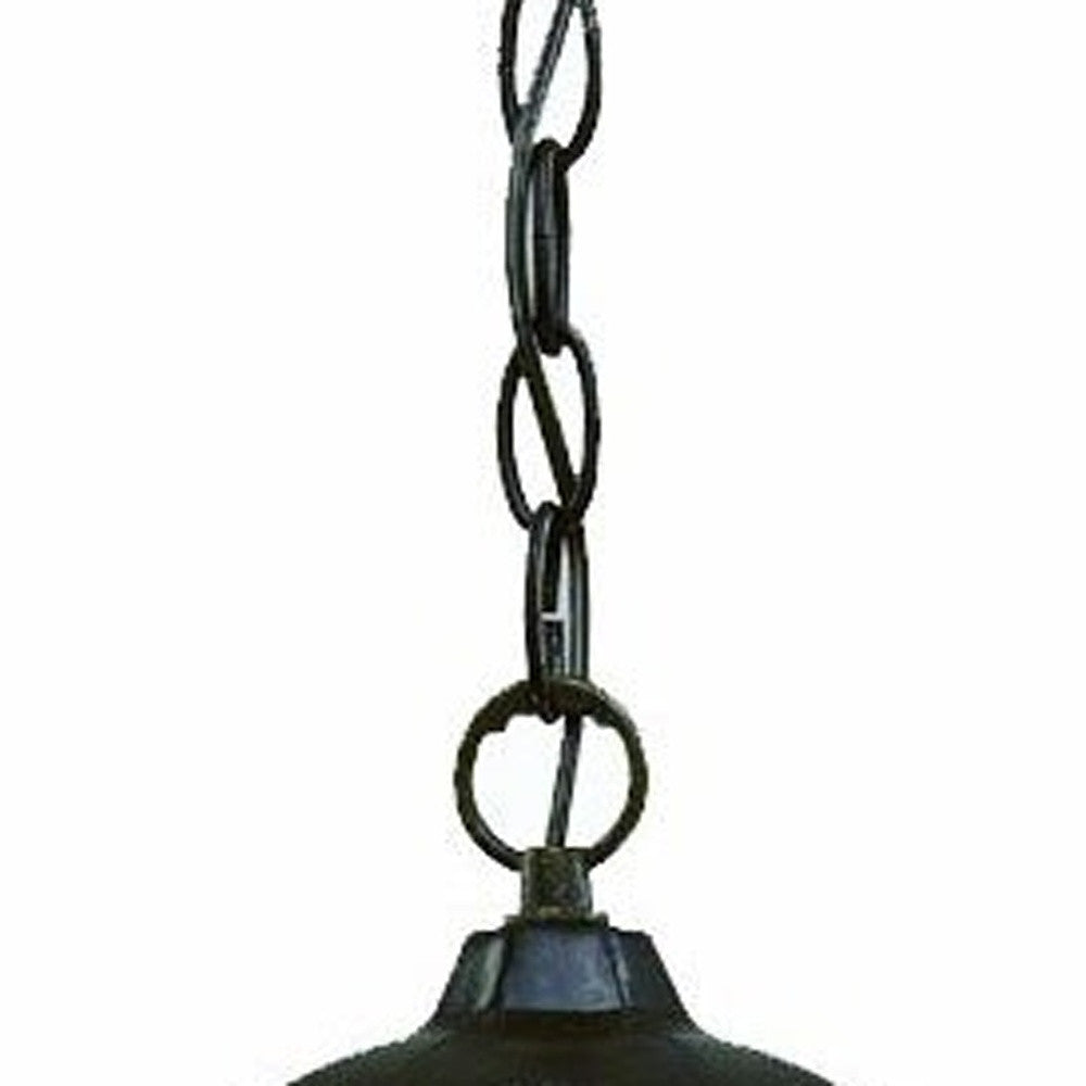 HomeRoots Two Light Carousel Lantern Hanging Light in Brown Finish