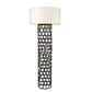 HomeRoots Vallin 1-Light Floor Lamp With Black Gold Finish