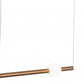HomeRoots Vertical Cylinder Lamp in Gold Finish