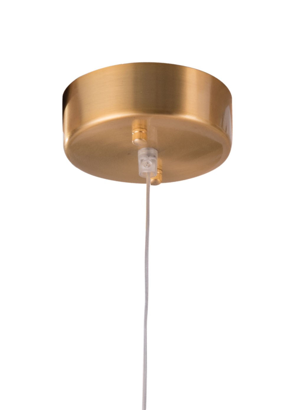 HomeRoots Vertical Cylinder Lamp in Gold Finish
