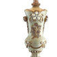 HomeRoots Vintage Table Lamp With Rose Accents in Silver Finish
