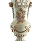 HomeRoots Vintage Table Lamp With Rose Accents in Silver Finish