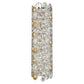 HomeRoots Vitozzi 3-Light Leaf Sconce in Antique Silver Finish