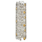 HomeRoots Vitozzi 3-Light Leaf Sconce in Antique Silver Finish