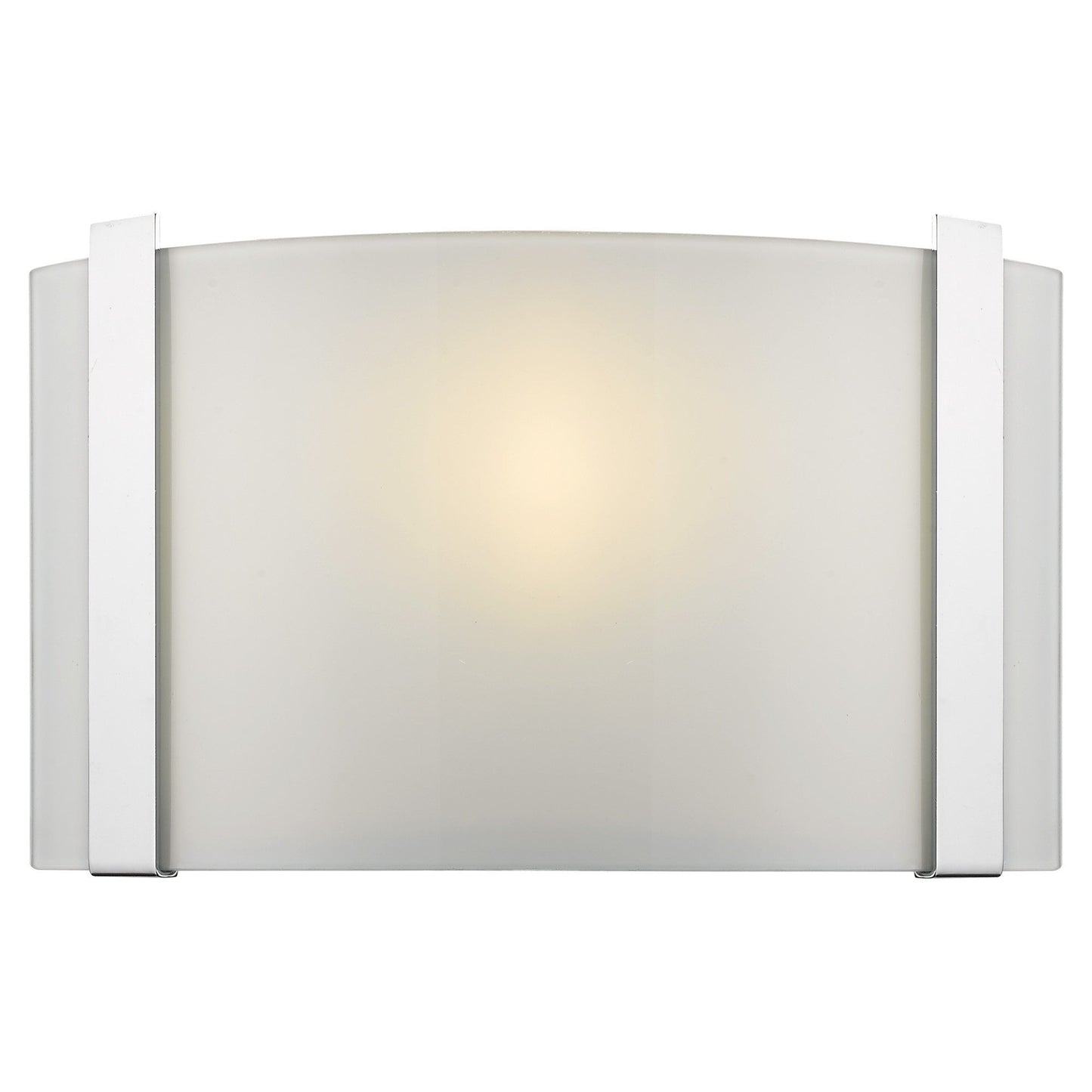HomeRoots Wall Sconce With Frosted Glass Shade and Polished Chrome Finish
