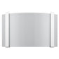 HomeRoots Wall Sconce With Frosted Glass Shade and Polished Chrome Finish