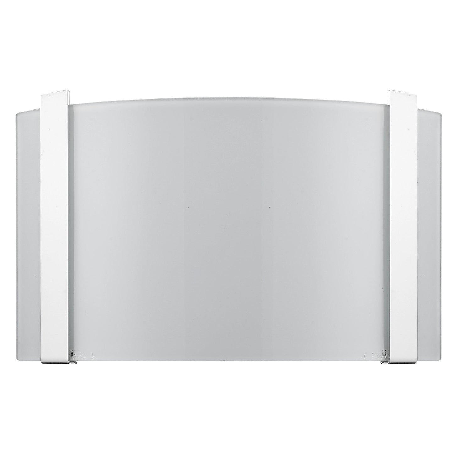 HomeRoots Wall Sconce With Frosted Glass Shade and Polished Chrome Finish