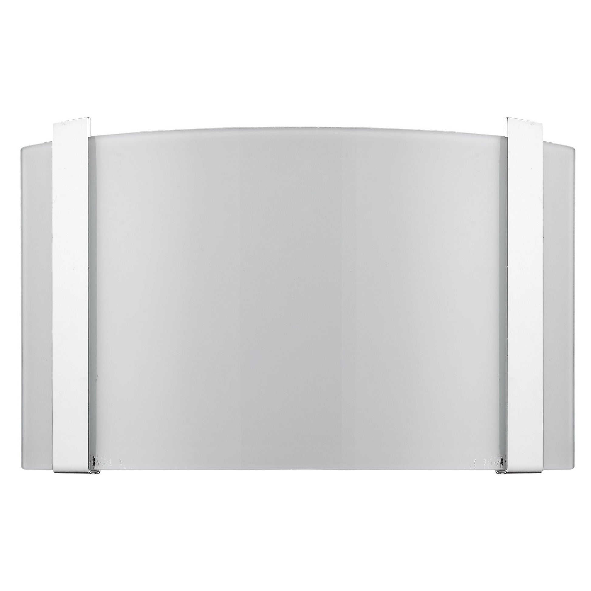 HomeRoots Wall Sconce With Frosted Glass Shade and Polished Chrome Finish