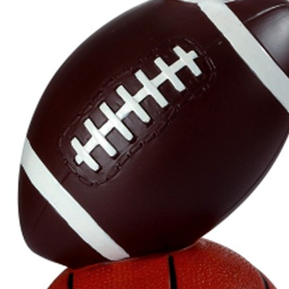 HomeRoots Whimsical Sports Themed Table Lamp With White Shade