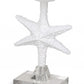 HomeRoots White Coastal Starfsh Table Lamps in Set of 2