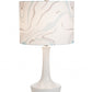 HomeRoots White Contemporary Table Lamps in Set of Two