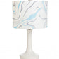 HomeRoots White Contemporary Table Lamps in Set of Two