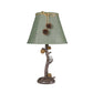 HomeRoots Woodland Cottage Table Lamp in Brown Finish
