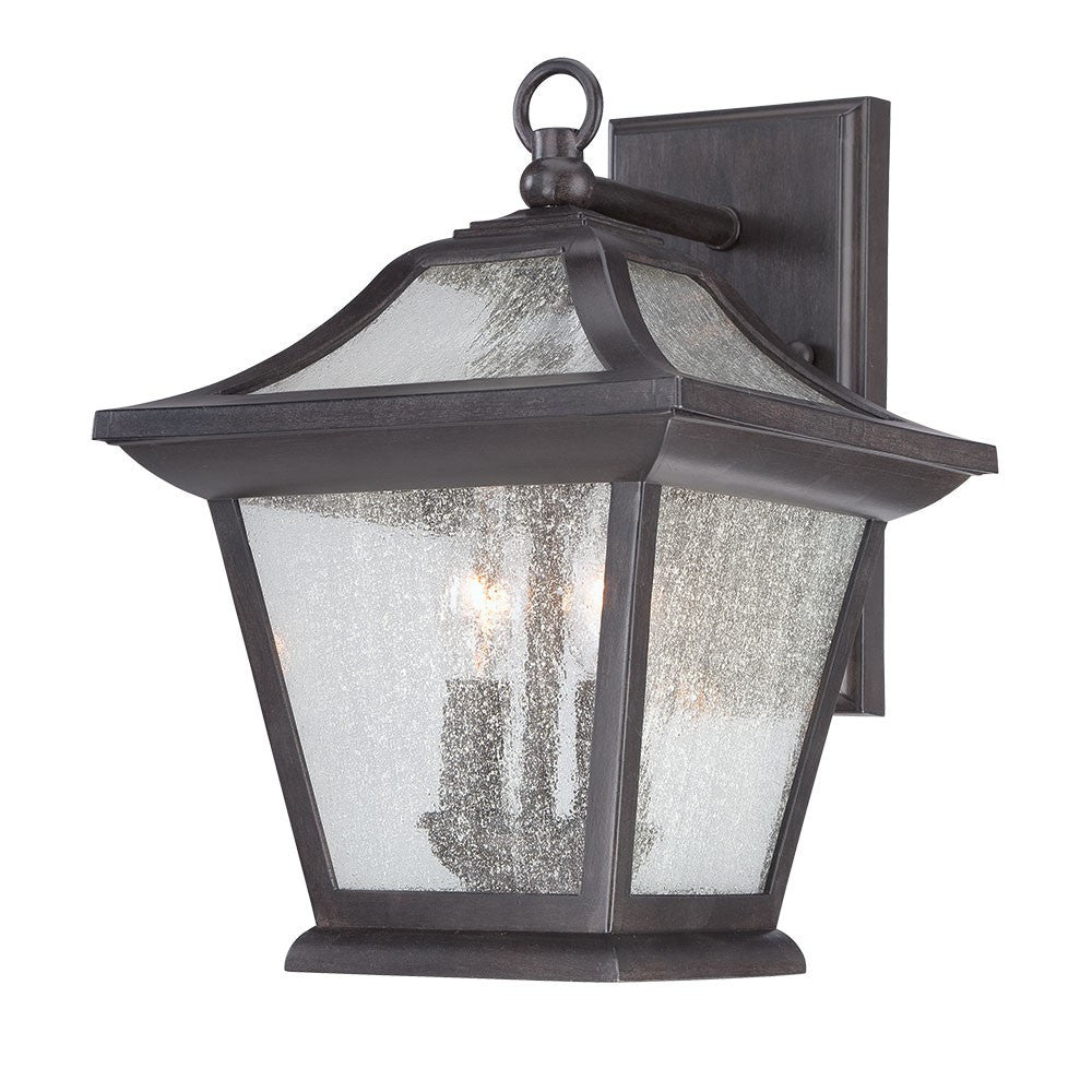 HomeRoots XL Birdhouse Shape Outdoor Wall Light in Matte Black Finish
