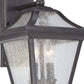 HomeRoots XL Birdhouse Shape Outdoor Wall Light in Matte Black Finish