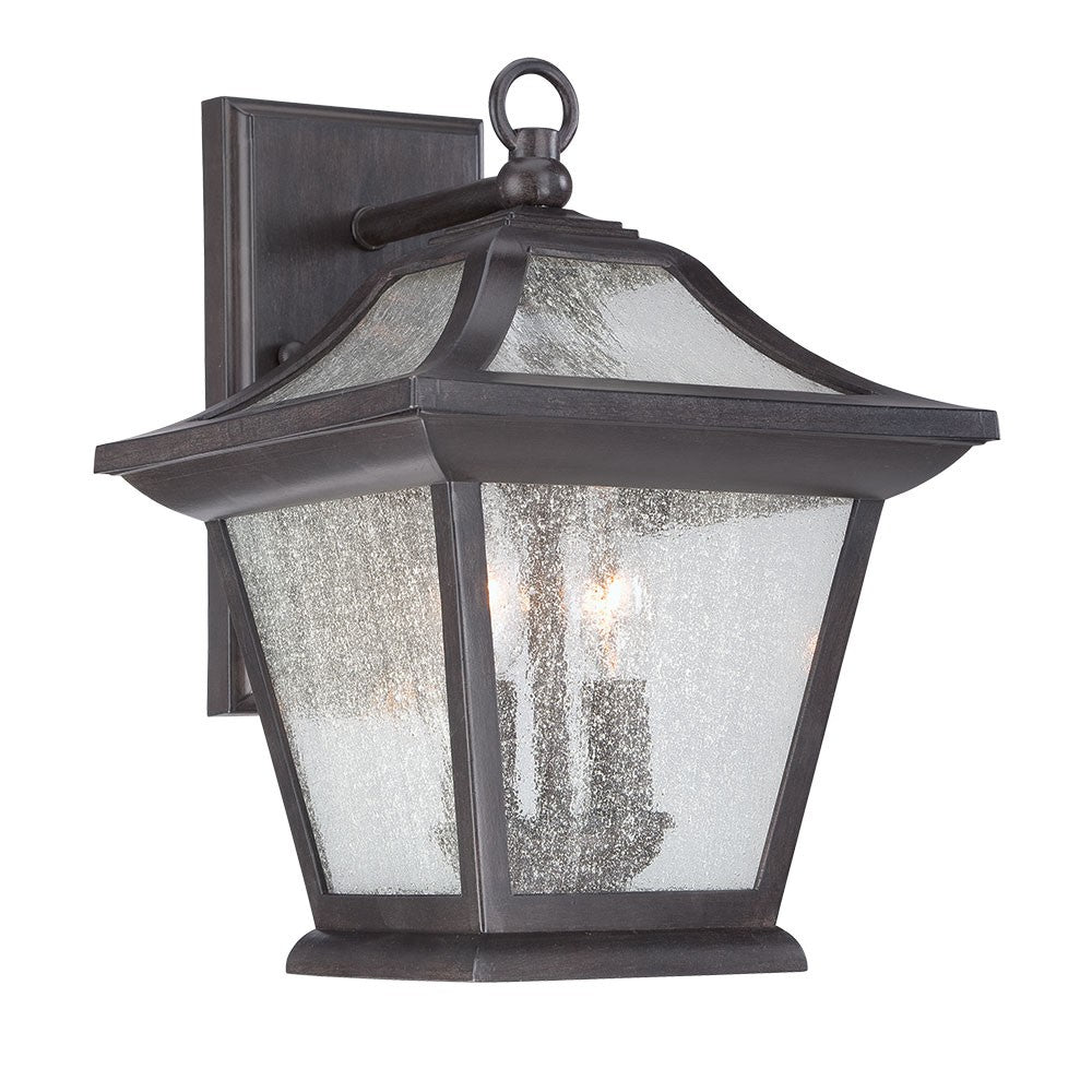 HomeRoots XL Birdhouse Shape Outdoor Wall Light in Matte Black Finish