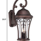 HomeRoots XL Tapered Goblet Wall Light in Bronze Finish