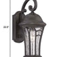 HomeRoots XL Tapered Goblet Wall Light in Matte Black Finish
