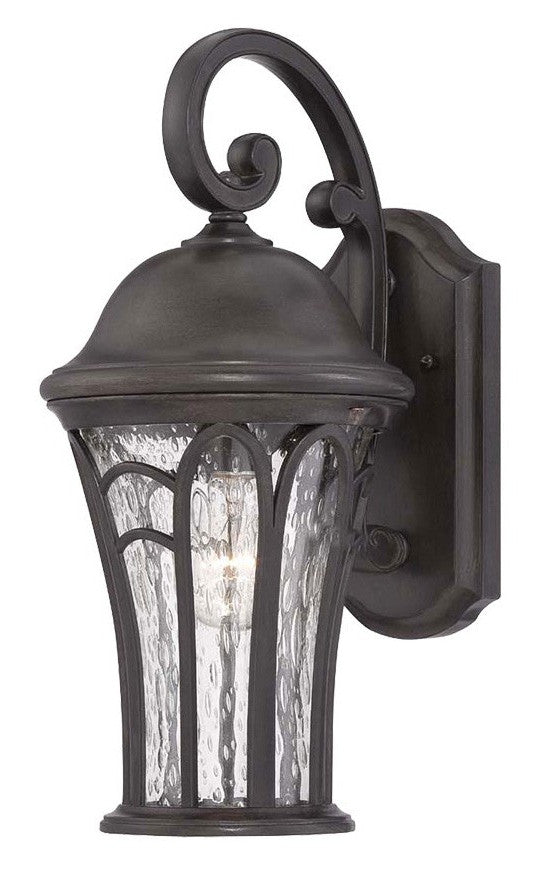 HomeRoots XL Tapered Goblet Wall Light in Matte Black Finish