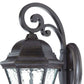 HomeRoots XL Tapered Hanging Lantern Wall Light in Antique Black Finish