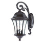 HomeRoots XL Tapered Hanging Lantern Wall Light in Antique Black Finish