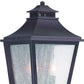 HomeRoots XL Two Light Pocket Lantern Wall Light in Antique Bronze Finish