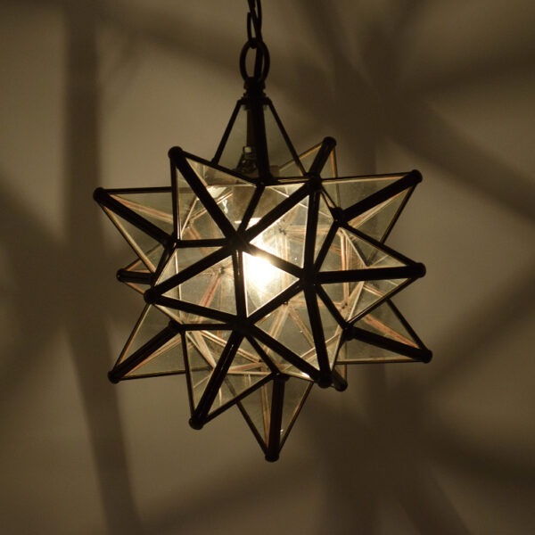 Hometown Evolution 12" Clear Glass Star Lights