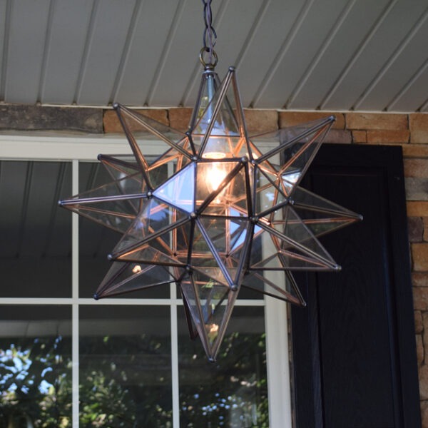 Hometown Evolution 12" Clear Glass Star Lights