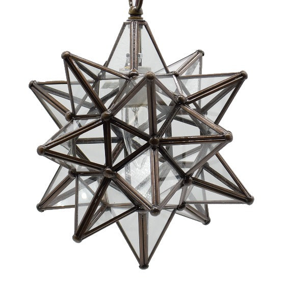 Hometown Evolution 12" Clear Glass Star Lights