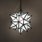 Hometown Evolution 12" Frosted White Glass Star Lights