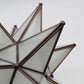 Hometown Evolution 15" Frosted White Glass Star Lights