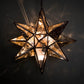Hometown Evolution 18" Antique Gold Glass Star Lights